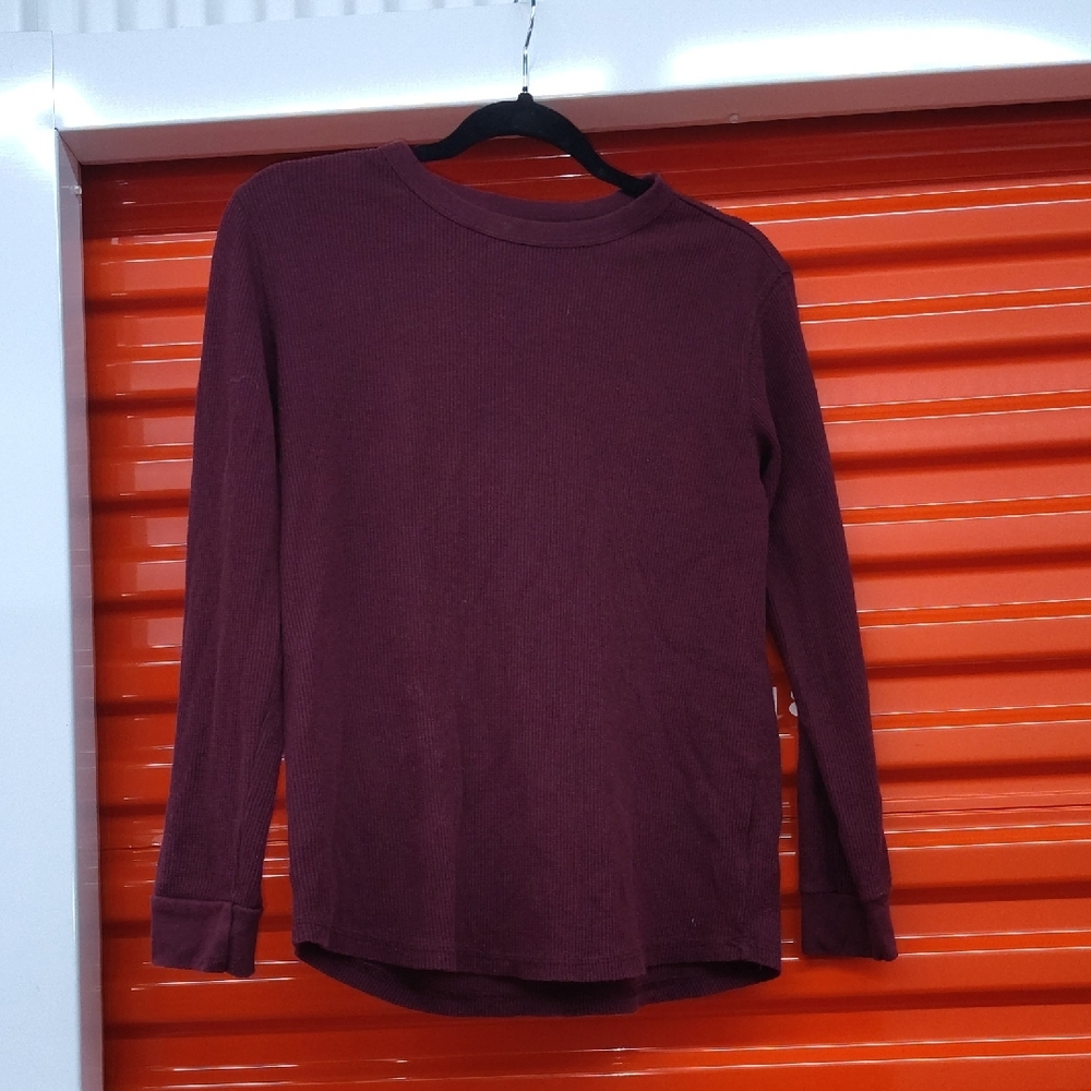 Burgundy Long Sleeve Shirt